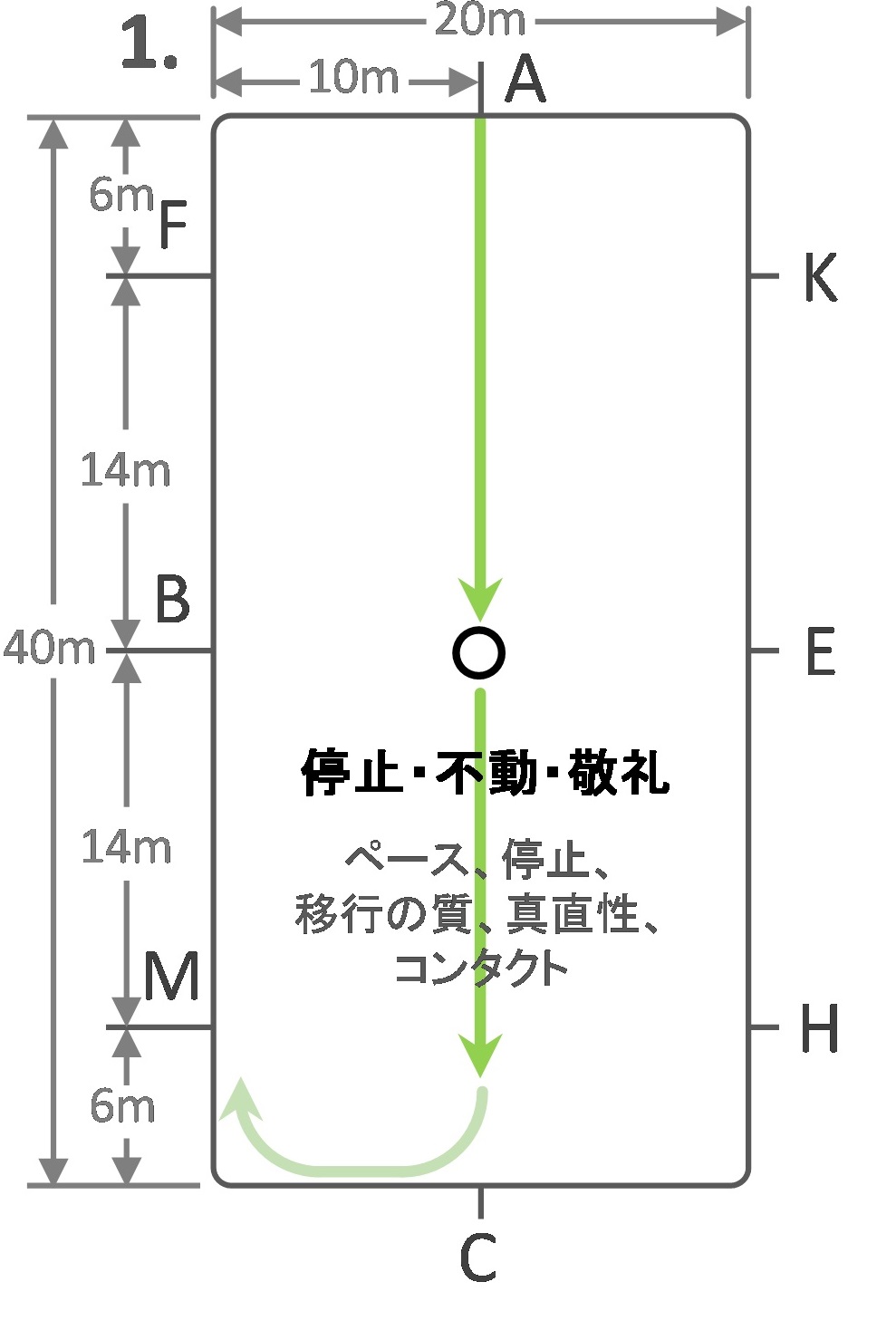 Jef 馬場馬術競技 課目 13 詳説 その日暮らし研究者のあれこれ